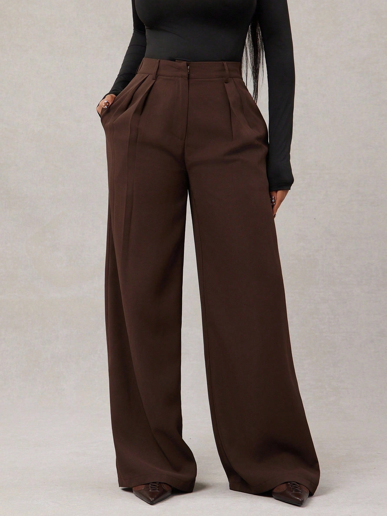 VINCENZA | LOOSE STRAIGHT-LEG PANTS