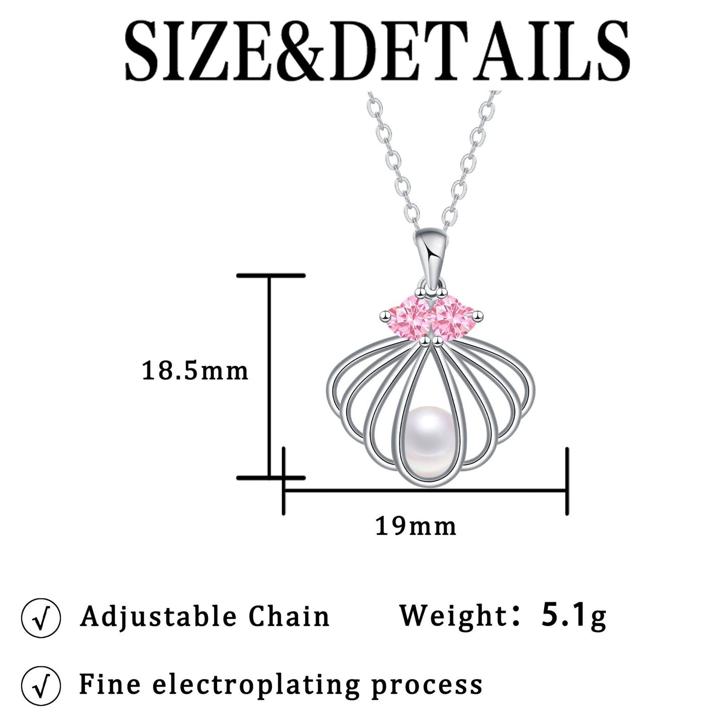 MARINA | SHELL MERMAID PENDANT