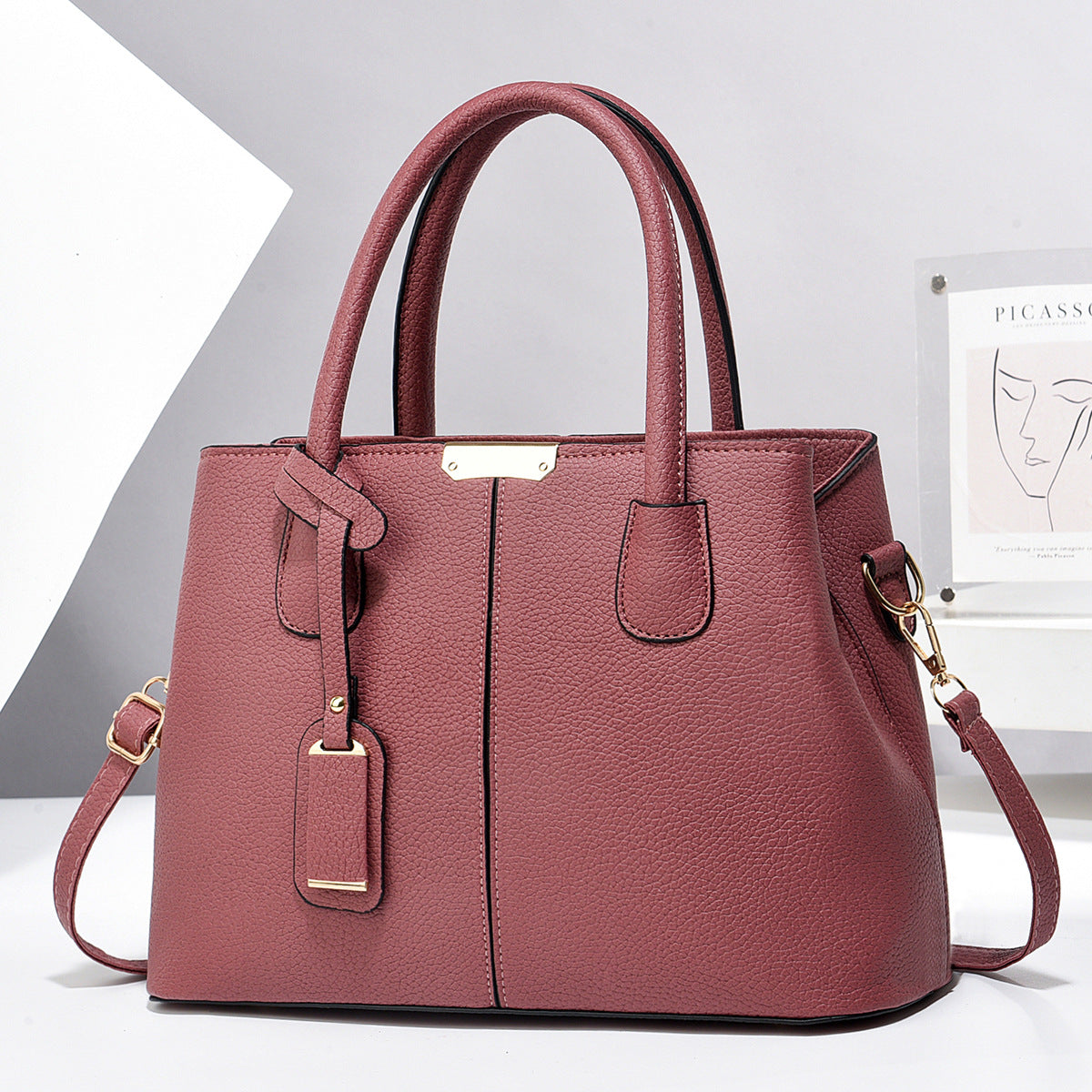 AURORA | MULTI-TONE LEATHER TOTE
