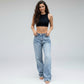 VALENTINA | SLIM-FIT VINTAGE WASH DENIM