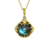 CELESTE | LABRADORITE STONE PENDANT