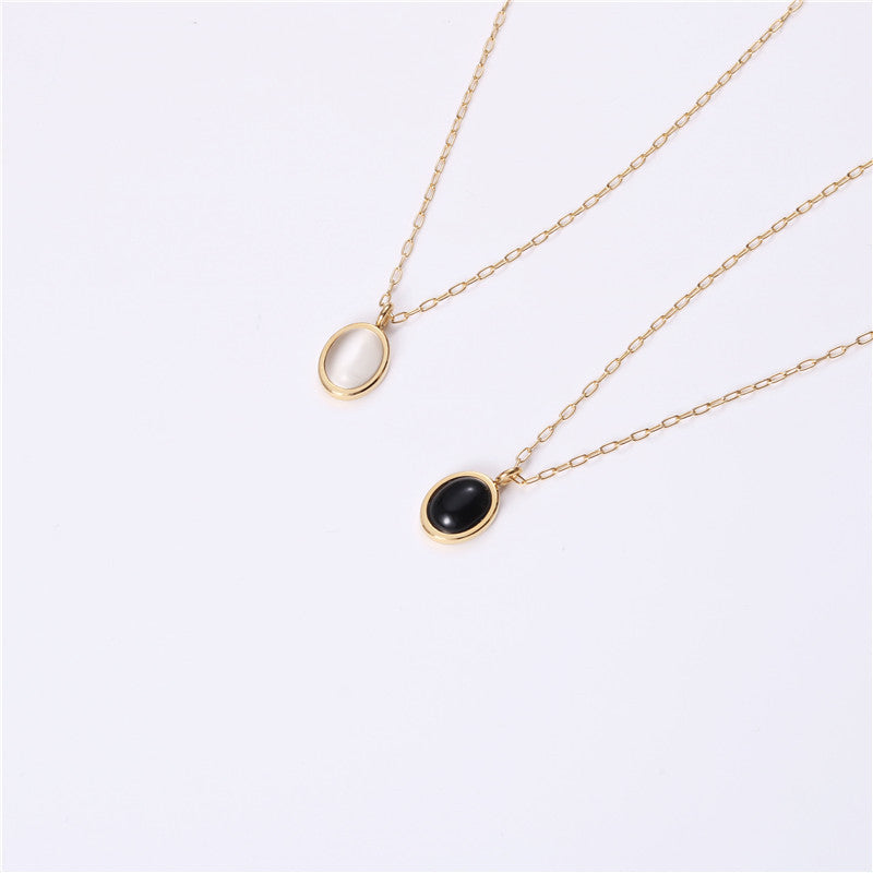 LUNA | CLAVICLE STEEL CHAIN