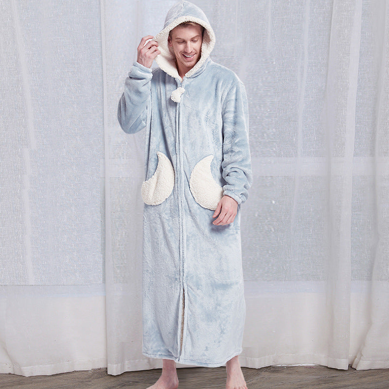 IVY | HOODED FLEECE BATH ROBE