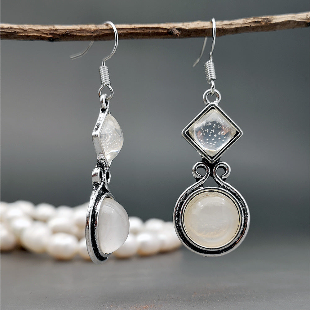 MAYA | SILVER MOONSTONE DROPS