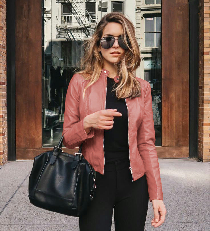 BIANCA | TAILORED VEGAN LEATHER BLAZER