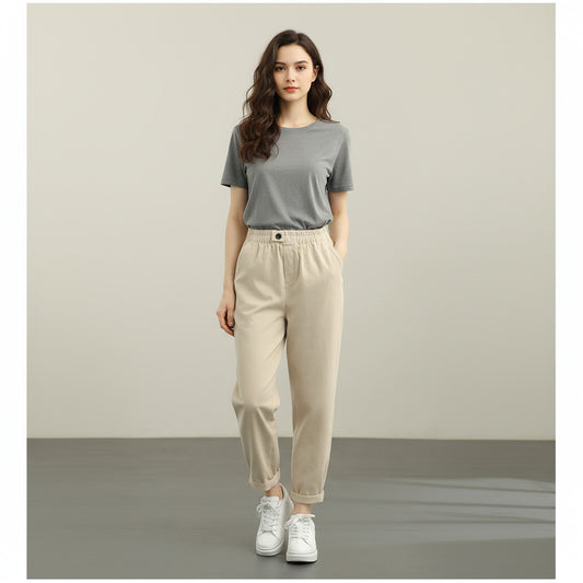 MEVA | ELASTIC HAREM CROPPED