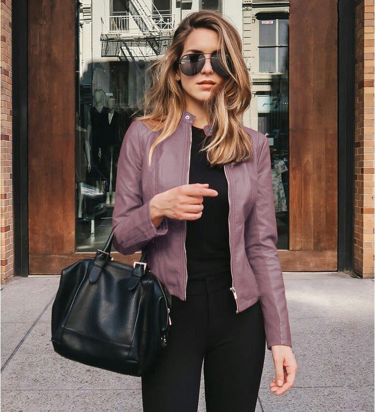 BIANCA | TAILORED VEGAN LEATHER BLAZER