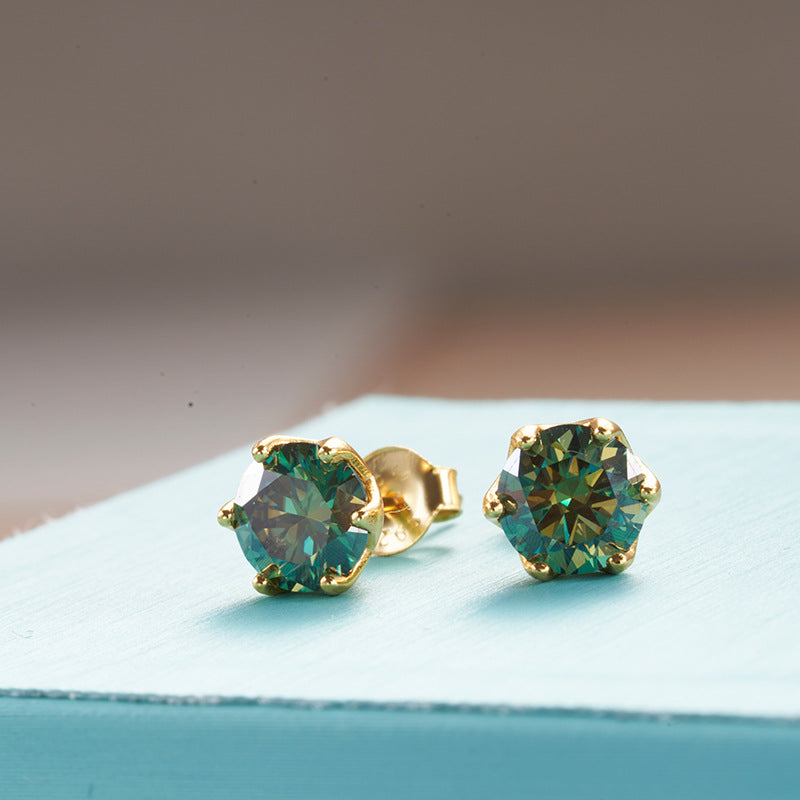 MOISS | MOISSANITE STUD EARRINGS
