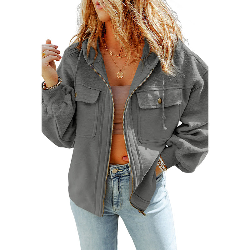 CAMILLE | THERMAL ZIP COAT