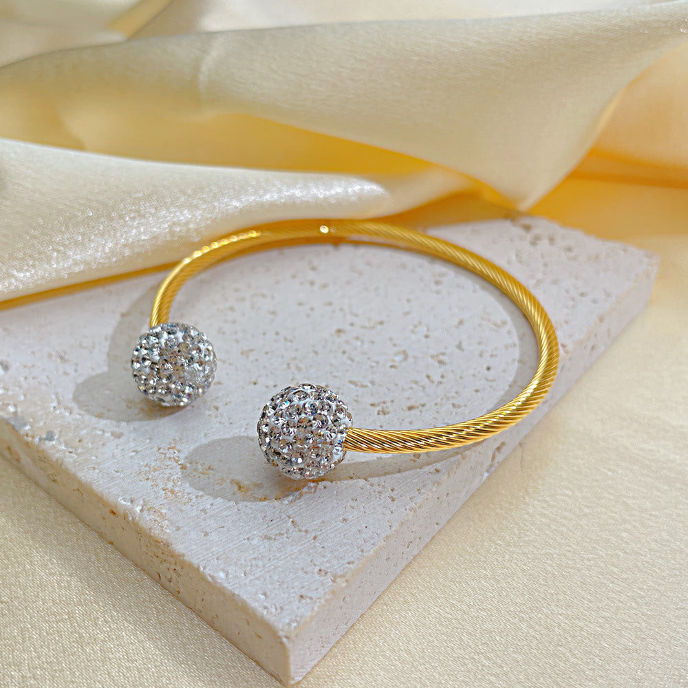 BALL | FULL DRILL BALL BRACELET