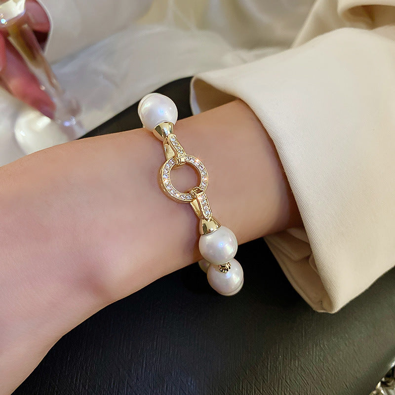 INS | ZIRCON PEARL LUXURY BRACELET