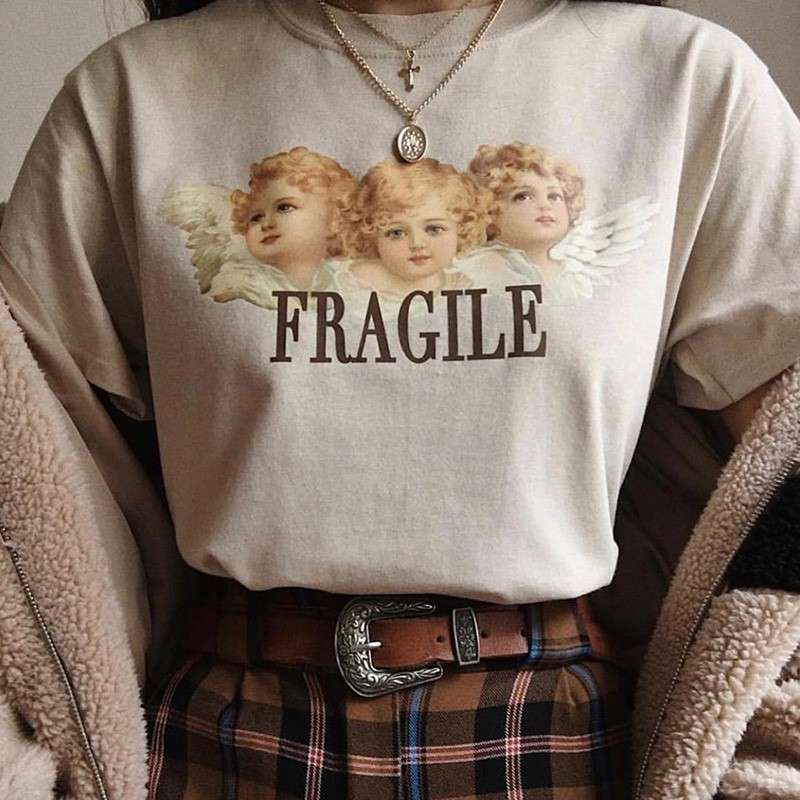 AURORA | CHERUB EMBLEM OVERSIZED TEE