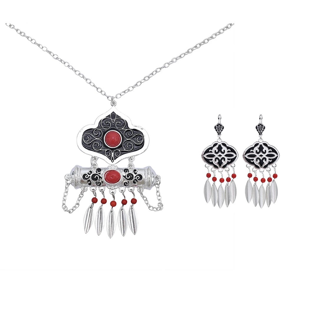 VIVIENNE | RETRO TASSEL JEWELLERY SET