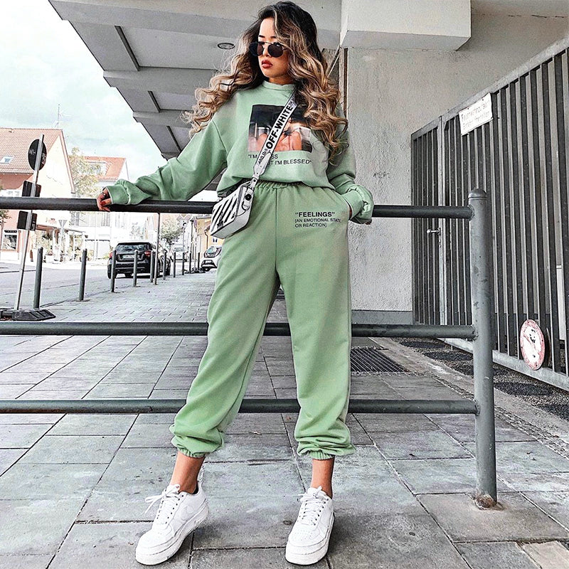 CELESTE | SOFT-TOUCH HIGH-WAISTED JOGGERS