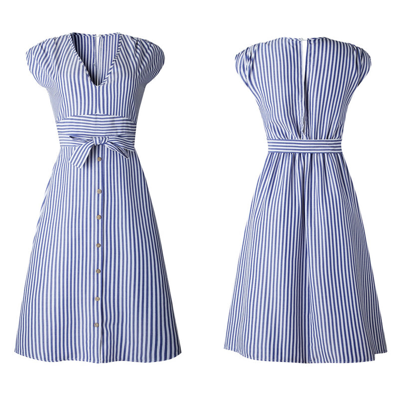 ELODIE | BUTTONED A-LINE MIDI