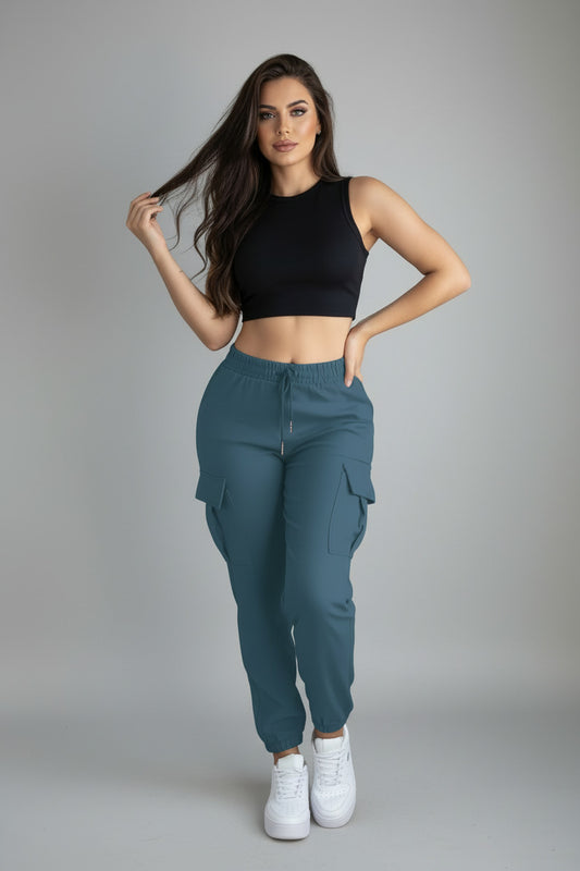 TARA | DRAWSTRING CARGO PANTS