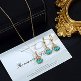 TURQUOISE | GOURD TURQUOISE SET