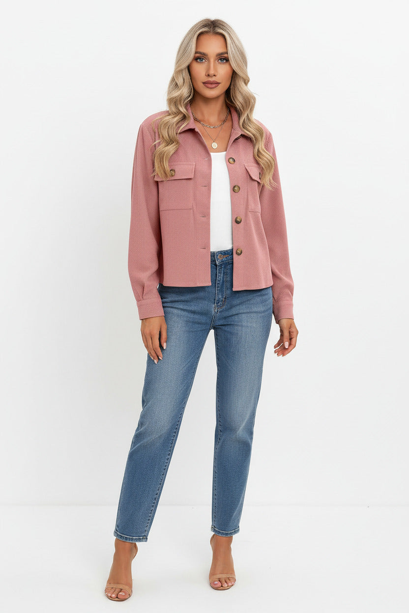 PIPPA | CORDUROY BUTTON JACKET