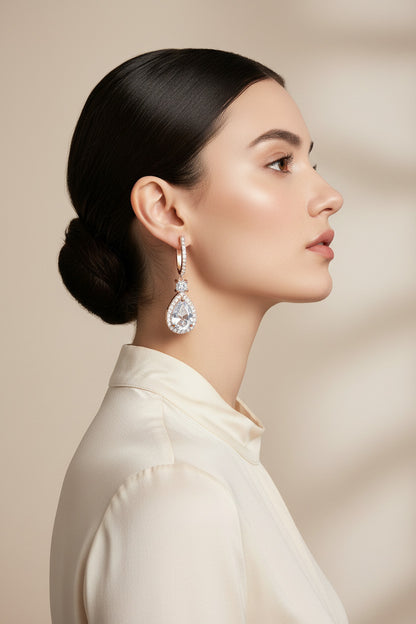 BOLD | MICRO PAVÉ ZIRCONIA EARRINGS