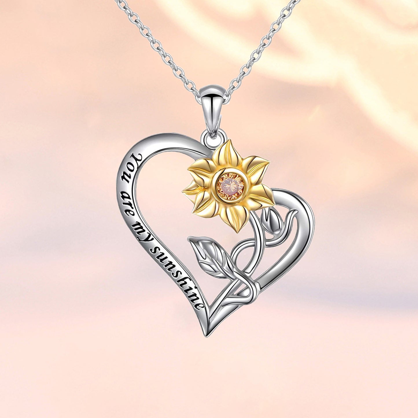 DIANA | DIAMOND SILVER PENDANT