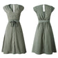 ELODIE | BUTTONED A-LINE MIDI