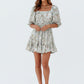 FLEUR | SQUARE NECK LANTERN DRESS