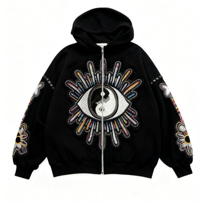 TERRA | RELAXED PRINT FLEECE