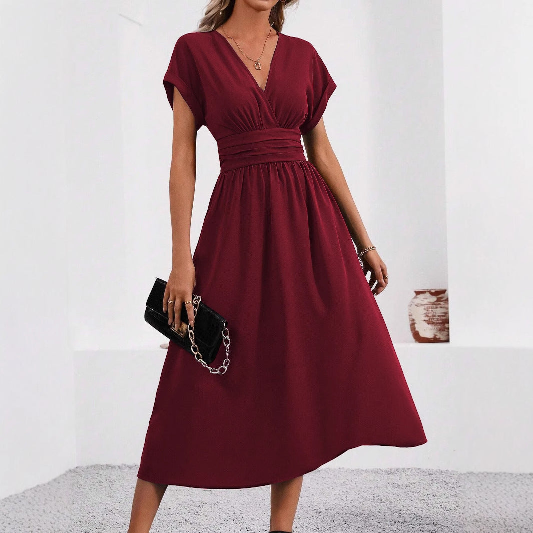 ELISE | CINCHED WAIST MIDI