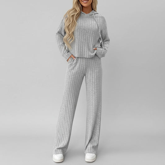 COSETTE | RIBBED LOUNGEWEAR TWO-PIECE SET