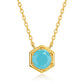 CLARA | BIRTHSTONE GOLD PENDANT