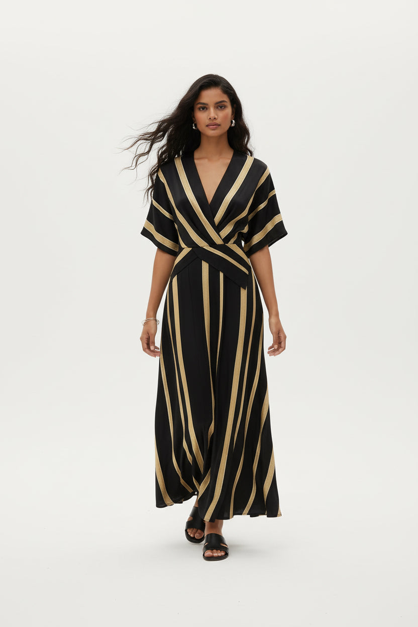 ISLA| BOHO STRIPED DRESS