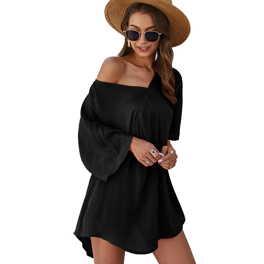 AURORE | CASUAL V-NECK DRESS