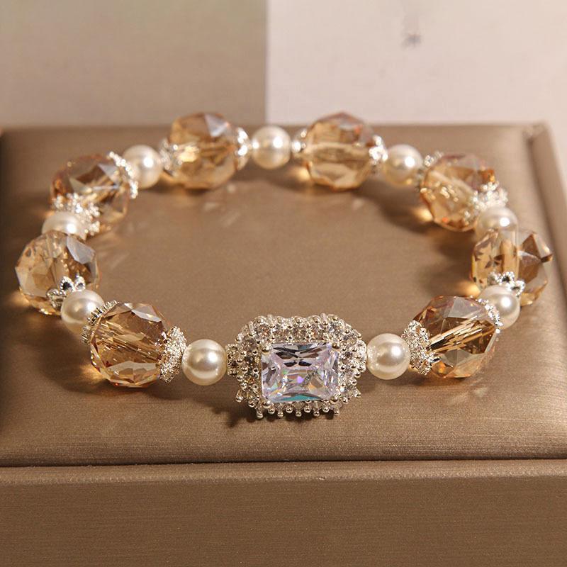 CHAMPAGNE | CRYSTAL CHAMPAGNE BRACELET