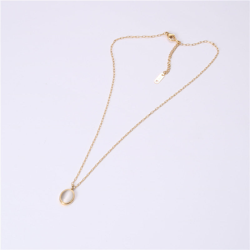 LUNA | CLAVICLE STEEL CHAIN