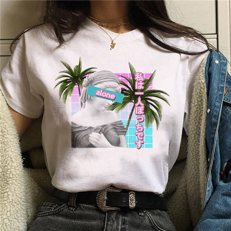 DIANA | ARTISTIC PORTRAIT PRINTED TEE
