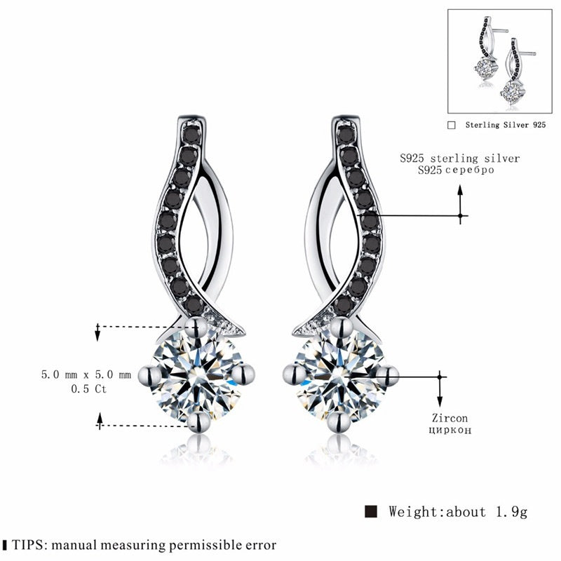 PURE | S925 STERLING SILVER EARRINGS