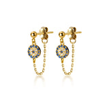 BLUE | DEVIL EYE BLUE DIAMOND STUDS