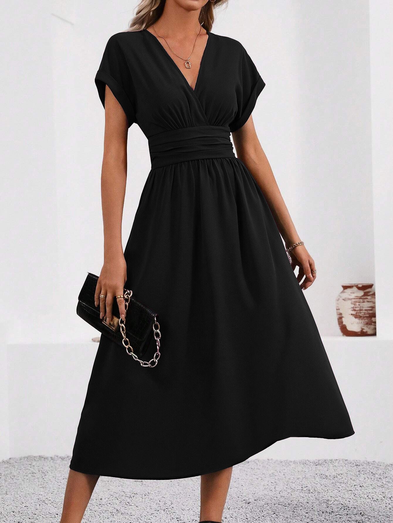 ELISE | CINCHED WAIST MIDI
