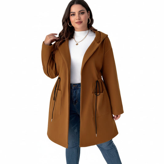 ESTELLE | DRAWSTRING ELEGANT COAT