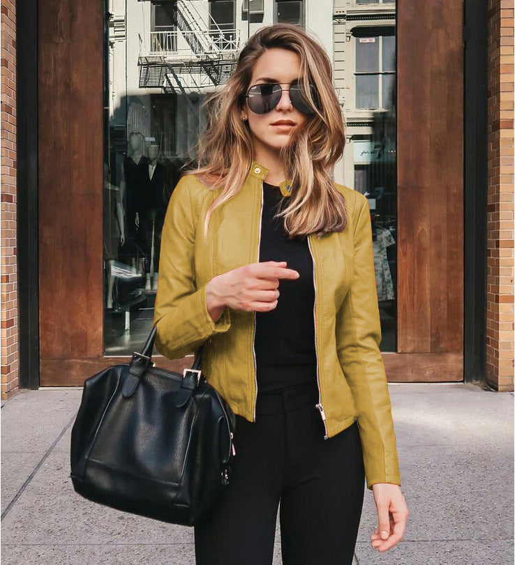 BIANCA | TAILORED VEGAN LEATHER BLAZER