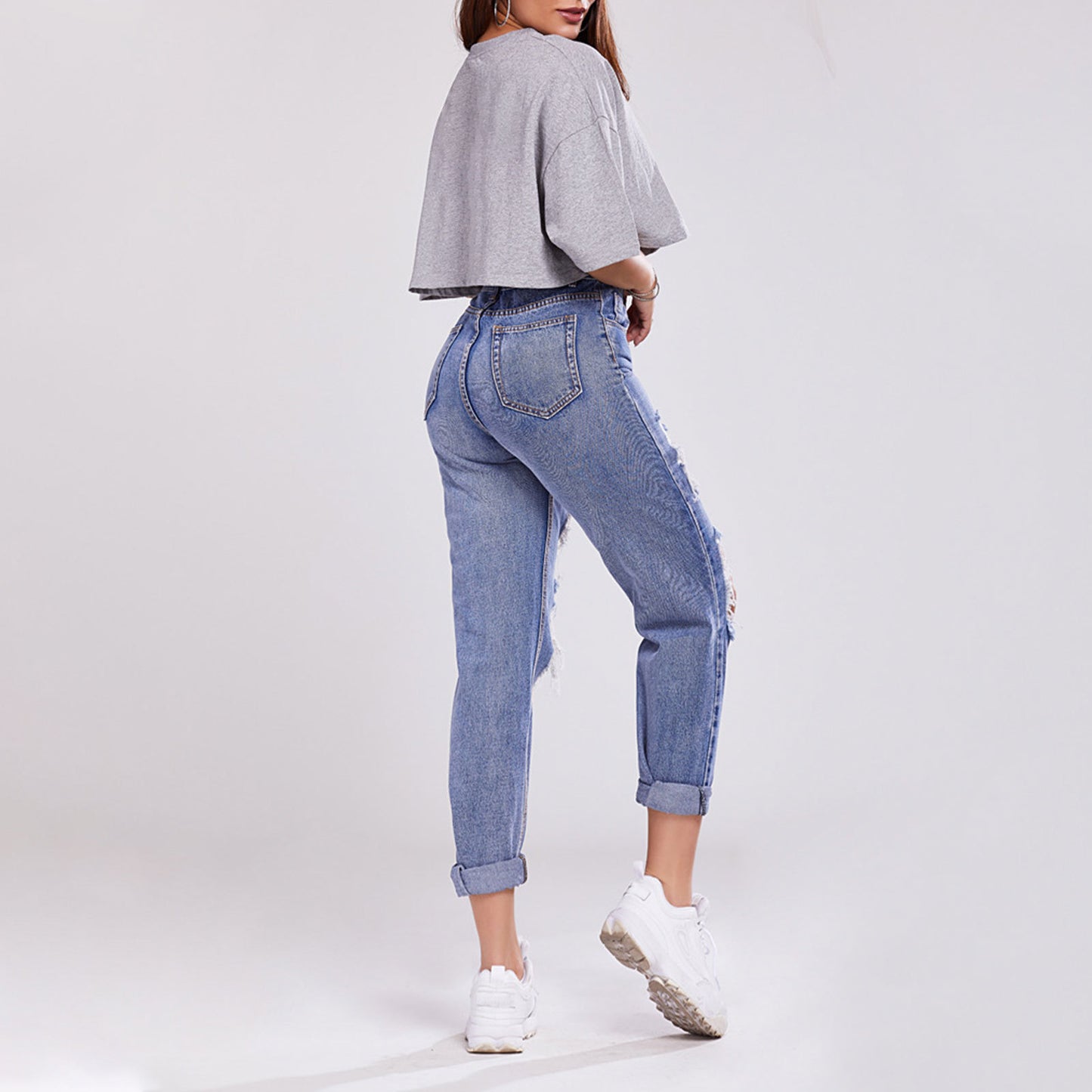 ALENTINA | STRAIGHT-LEG RETRO DENIM JEANS