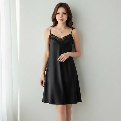 FLORA | SILK SLIP DRESS PYJAMA