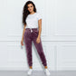 DINA | VELVET CASUAL JOGGERS