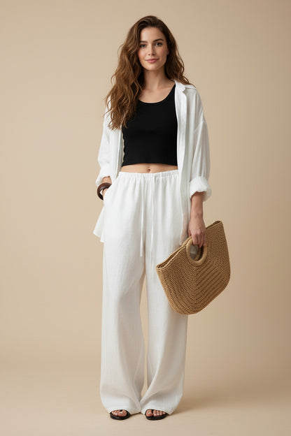 NOÉMIE | SOFT LINEN PANTS