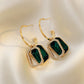 EMERALD | EMERALD CRYSTAL STUD EARRINGS