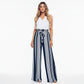 ODILE | STRIPED FLOWY PANTS
