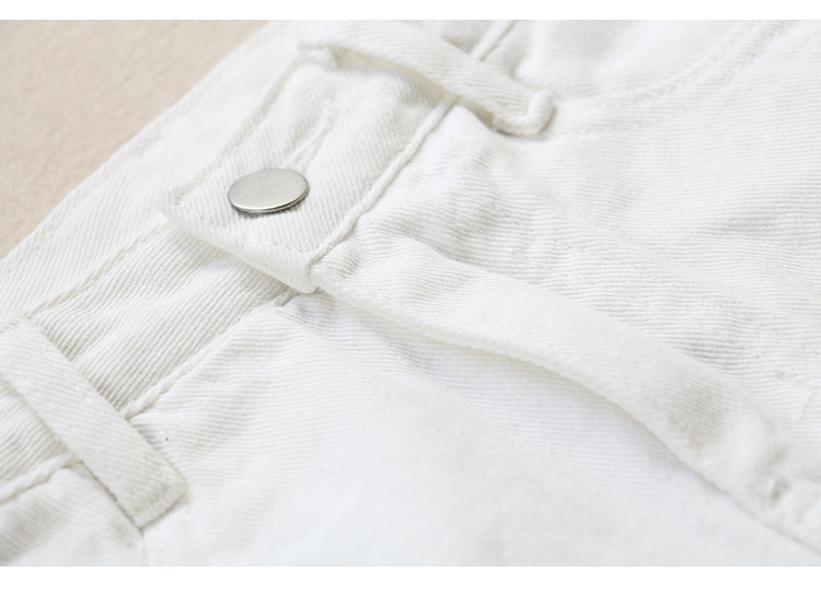 BLAIR | RIPPED DENIM MINI SKIRT