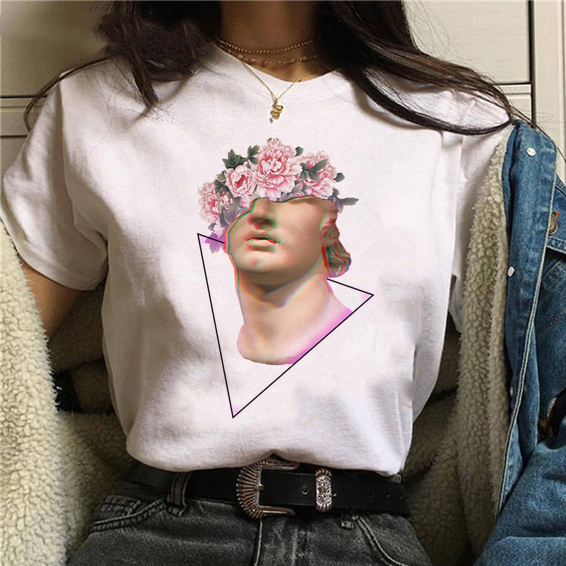 DIANA | ARTISTIC PORTRAIT PRINTED TEE