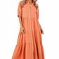 CÉLINA | BUTTON-UP LONG SLEEVE DRESS