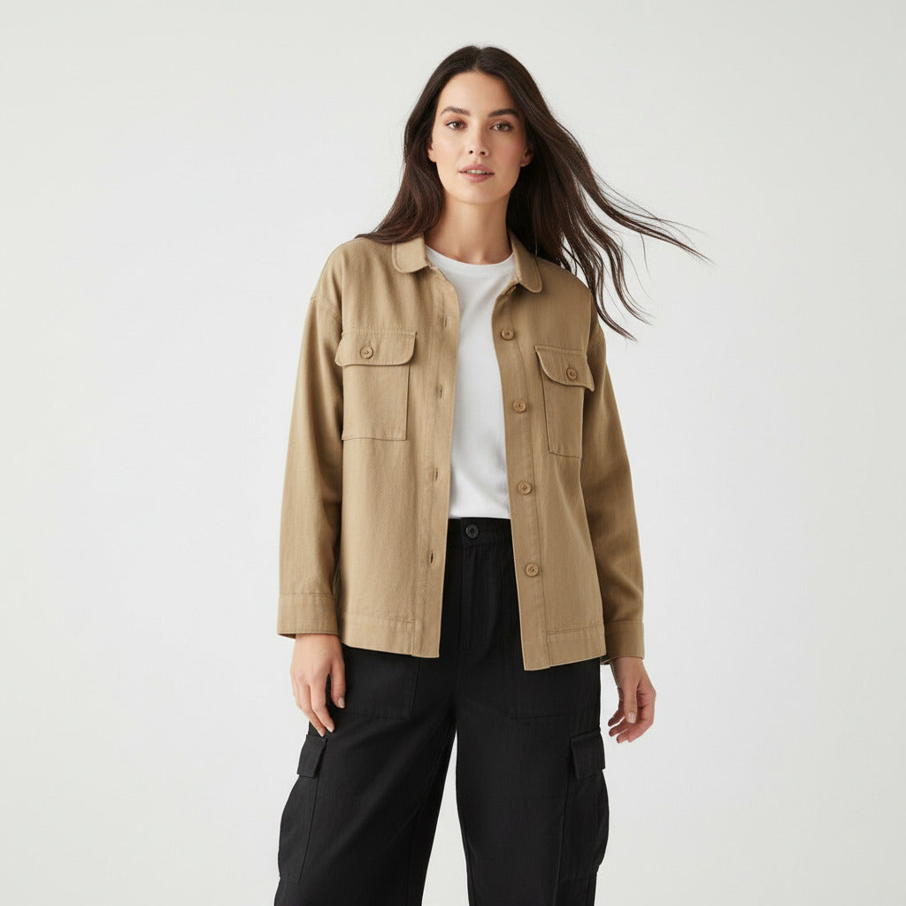 BETTE | TWILL CASUAL JACKET